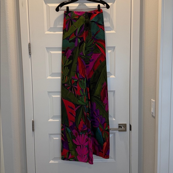 FARM Rio Leafs Strapless Jumpsuit Size XS